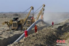 天山南麓378公里“气脉”成功